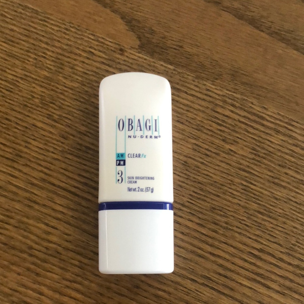 Obagi Nu-Derm Clear Fx Skin Brightening Cream - White and Blue